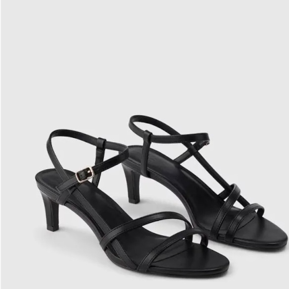 Black Strappy Sandals